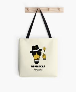 Bolsa de tela estampada | Logotipo Bombilla