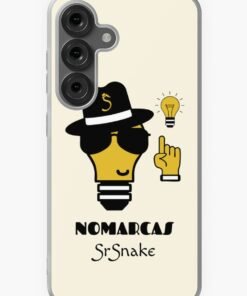 Alternative view of Funda blanda para Samsung | Logotipo Bombilla