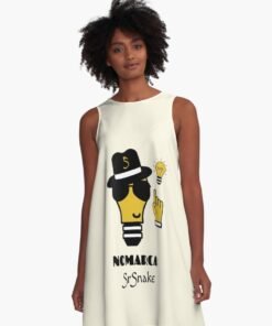 Vestido acampanado | Logotipo Bombilla