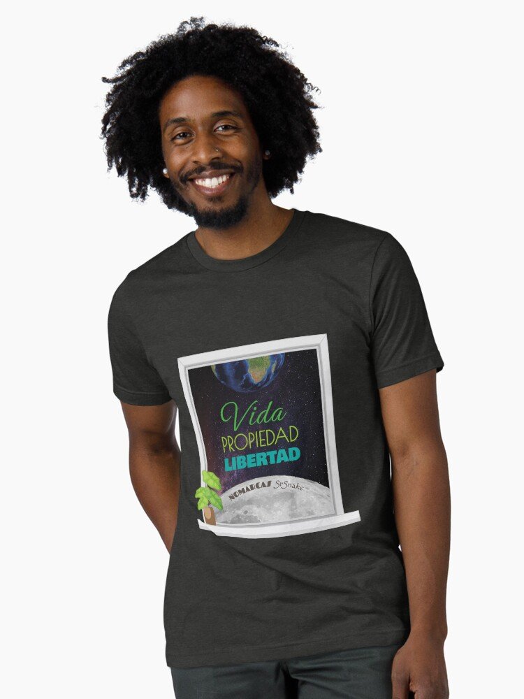 Camiseta de tejido mixto | Vida, Propiedad, Libertad