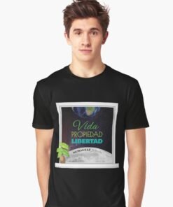 Alternative view of Camisetas gráficas | Vida, Propiedad, Libertad