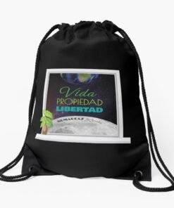 Alternative view of Mochila de cuerda | Vida, Propiedad, Libertad