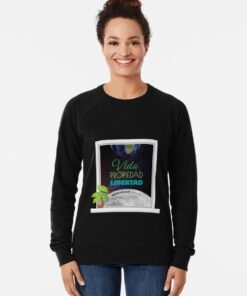 Alternative view of Sudadera ligera | Vida, Propiedad, Libertad