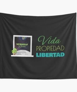 Alternative view of Tela decorativa | Vida, Propiedad, Libertad