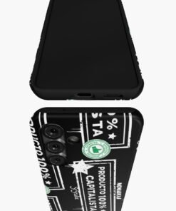 Funda resistente para Samsung | Producto 100% Cap (letras blancas)