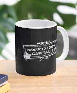 Alternative view of Taza clásica | Producto 100% Cap (letras blancas)