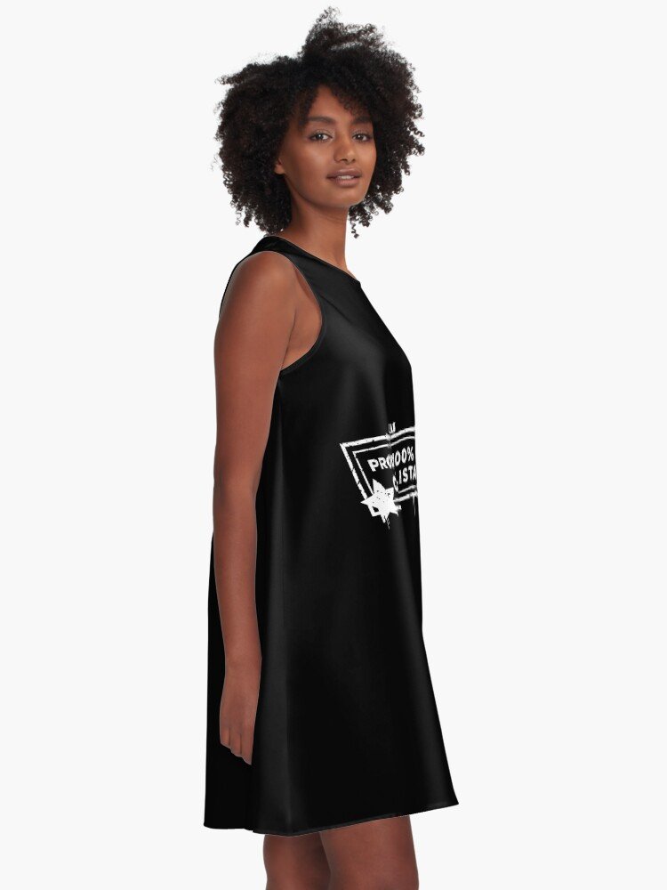 Vestido acampanado | Producto 100% Cap (letras blancas) - Imagen 2