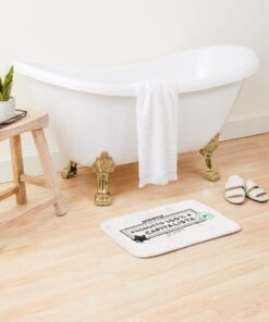 Alternative view of Alfombra de baño | Producto 100% Cap (letras negras)