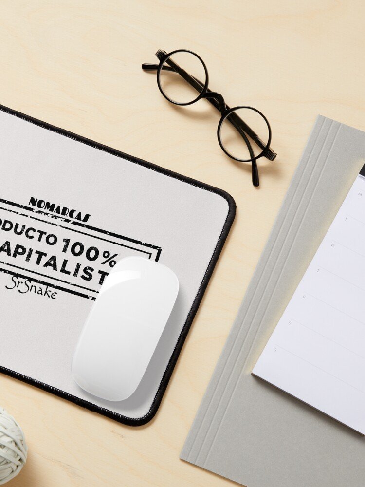 Alfombrilla de ratón | Producto 100% Cap (letras negras) - Imagen 4