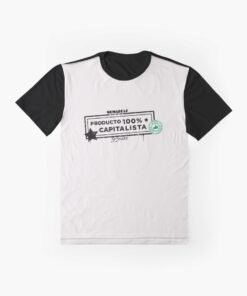Camisetas gráficas | Producto 100% Cap (letras negras)