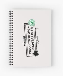 Cuaderno de espiral | Producto 100% Cap (letras negras)