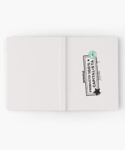 Alternative view of Cuaderno de tapa dura | Producto 100% Cap (letras negras)