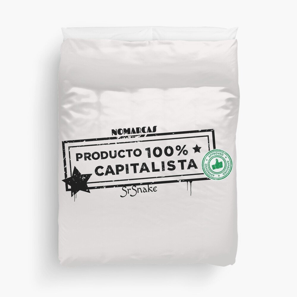 Funda nórdica | Producto 100% Cap (letras negras)