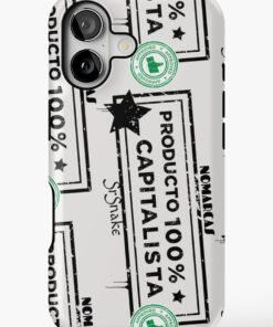 Alternative view of Funda resistente para iPhone | Producto 100% Cap (letras negras)