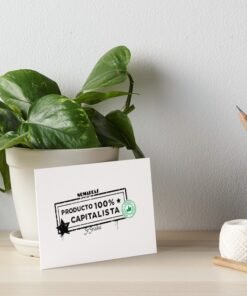 Alternative view of Lámina rígida | Producto 100% Cap (letras negras)