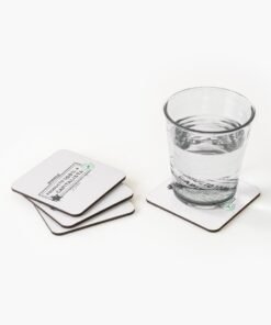 Alternative view of Posavasos | Producto 100% Cap (letras negras)