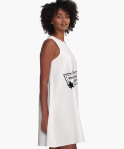 Alternative view of Vestido acampanado | Producto 100% Cap (letras negras)