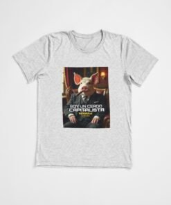 Camiseta de tejido mixto | Cerdo capitalista