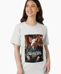 Alternative view of Camiseta esencial | Cerdo capitalista