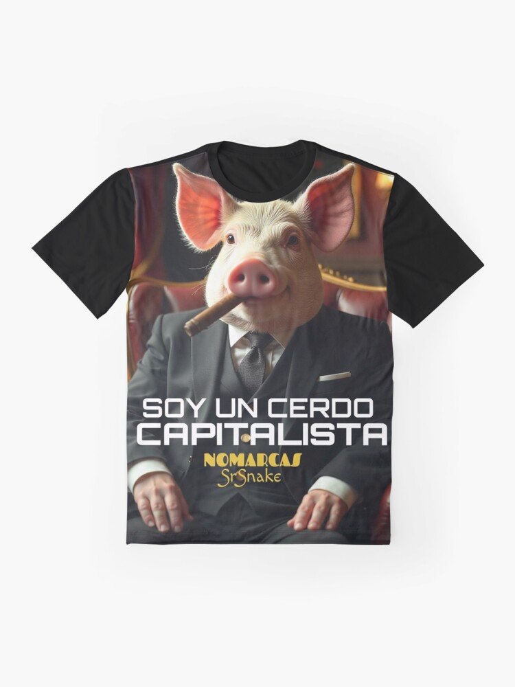 Camisetas gráficas | Cerdo capitalista