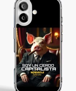 Alternative view of Funda blanda para iPhone | Cerdo capitalista