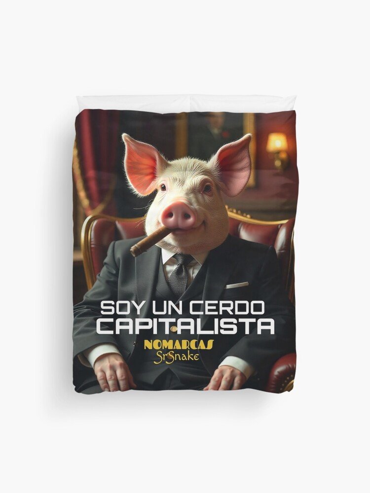 Funda nórdica | Cerdo capitalista - Imagen 2