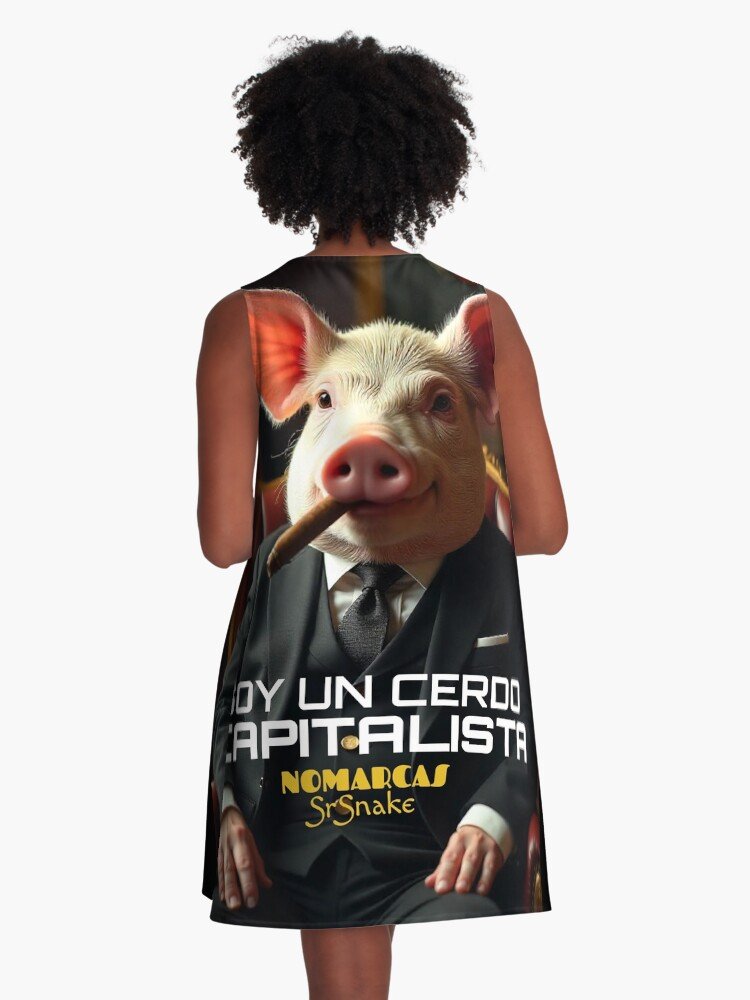 Vestido acampanado | Cerdo capitalista - Imagen 3