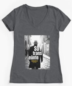 Alternative view of Camiseta entallada de cuello en v | Soy transeúnte