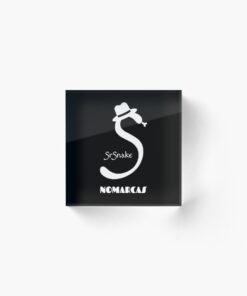 Alternative view of Bloques acrílicos | Logotipo sencillo SrSnake (letras blancas)