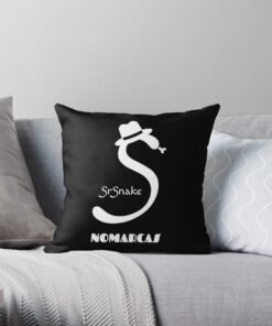 Cojín | Logotipo sencillo SrSnake (letras blancas)