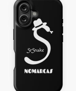 Alternative view of Funda resistente para iPhone | Logotipo sencillo SrSnake (letras blancas)