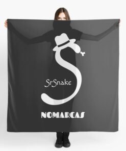 Pañuelo | Logotipo sencillo SrSnake (letras blancas)