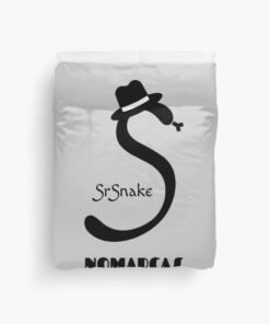 Alternative view of Funda nórdica |  Logotipo sencillo SrSnake (letras negras)