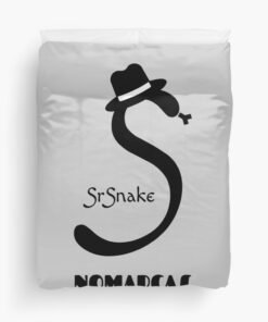 Funda nórdica |  Logotipo sencillo SrSnake (letras negras)