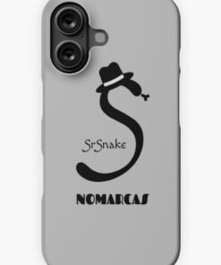 Alternative view of Funda rígida para iPhone | Logotipo sencillo SrSnake (letras negras)