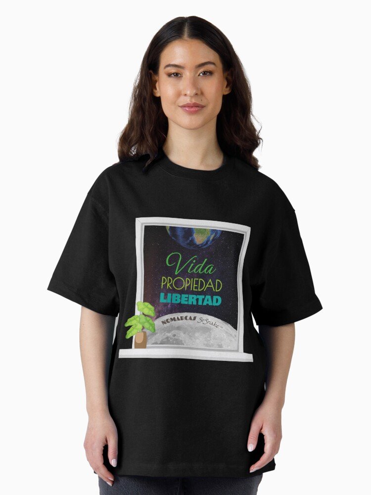 Camiseta oversize | Vida, Propiedad, Libertad - Imagen 2