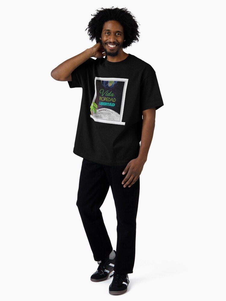 Camiseta oversize | Vida, Propiedad, Libertad - Imagen 4