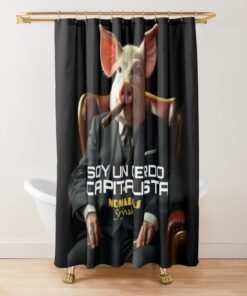 Alternative view of Cortina de ducha | Cerdo capitalista 4.0