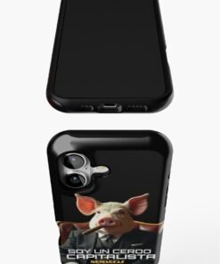 Funda resistente para iPhone | Cerdo capitalista 4.0