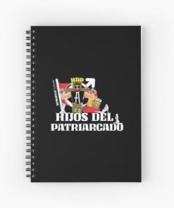 Cuaderno de espiral | Hijos Del Patriarcado (letras blancas)