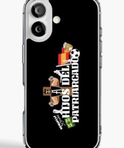Alternative view of Funda blanda para iPhone | Hijos Del Patriarcado (letras blancas)
