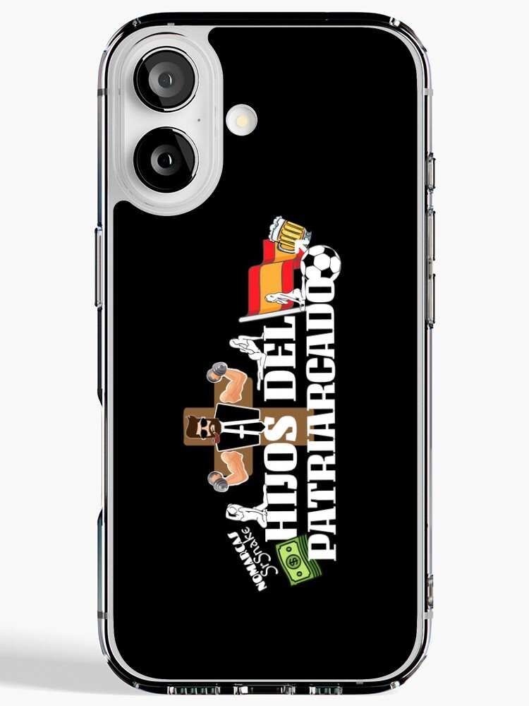 Funda blanda para iPhone | Hijos Del Patriarcado (letras blancas) - Imagen 2