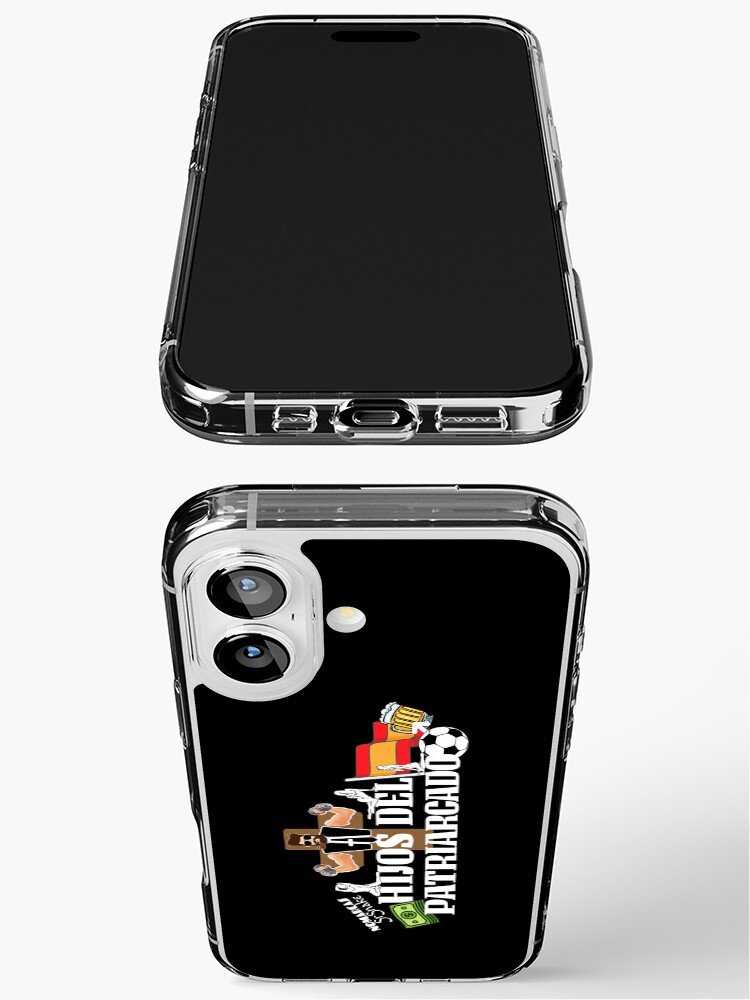 Funda blanda para iPhone | Hijos Del Patriarcado (letras blancas) - Imagen 4