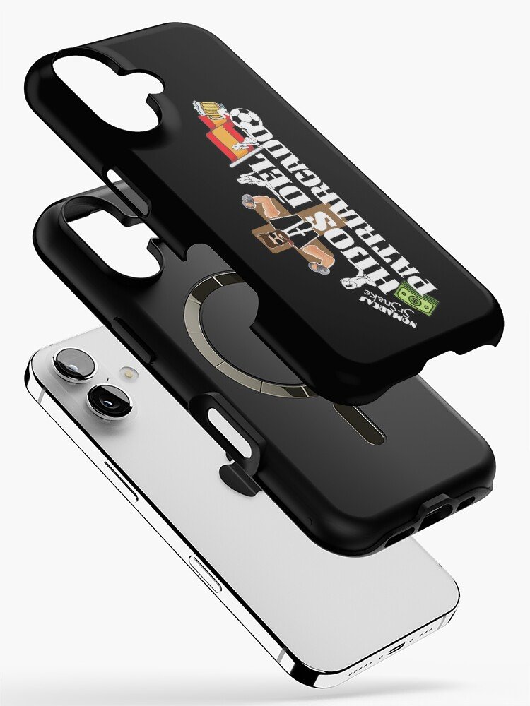 Funda resistente MagSafe para iPhone | Hijos Del Patriarcado (letras blancas)