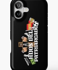 Alternative view of Funda resistente para iPhone | Hijos Del Patriarcado (letras blancas)