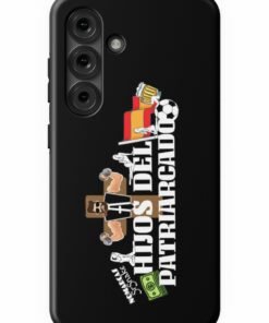 Alternative view of Funda resistente para Samsung | Hijos Del Patriarcado (letras blancas)