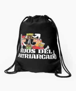Alternative view of Mochila de cuerda | Hijos Del Patriarcado (letras blancas)