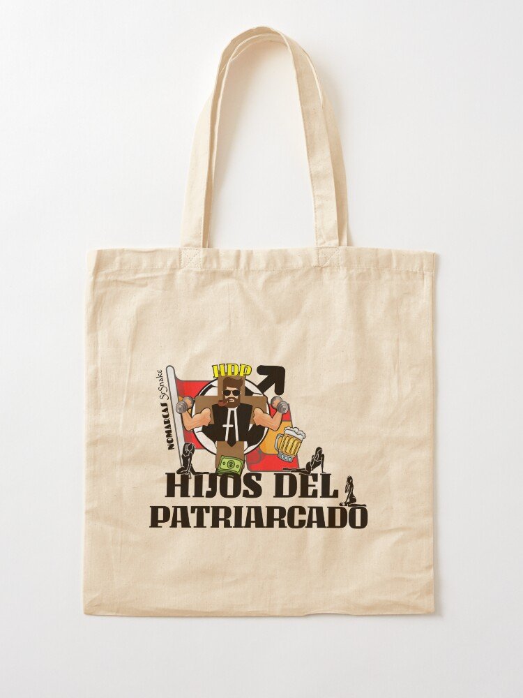 Bolsa de algodón | Hijos Del Patriarcado (letras negras)