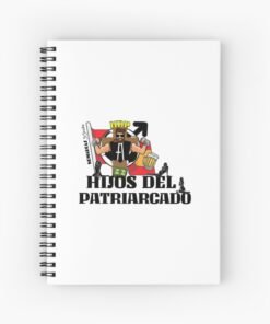 Cuaderno de espiral | Hijos Del Patriarcado (letras negras)
