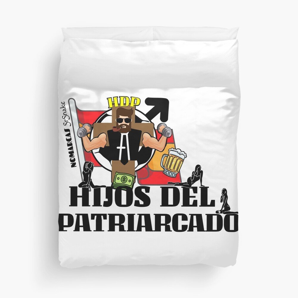 Funda nórdica | Hijos Del Patriarcado (letras negras)